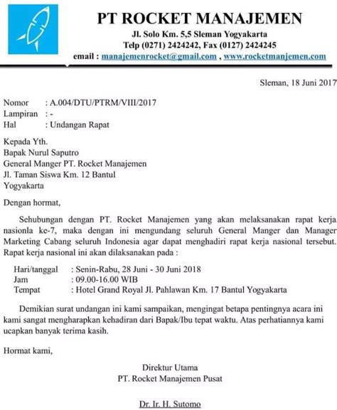 5 Contoh Surat Undangan Resmi Terbaru yang Baik dan Benar