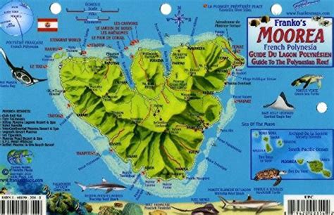 Moorea French Polynesia Map - Map Of Stoney Lake