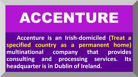 About Accenture Company | Accenture - YouTube