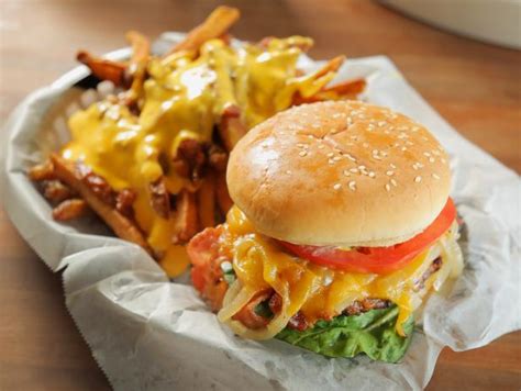 Bacon Cheese Burgers and Chili Cheese Fries Recipe | Food Network