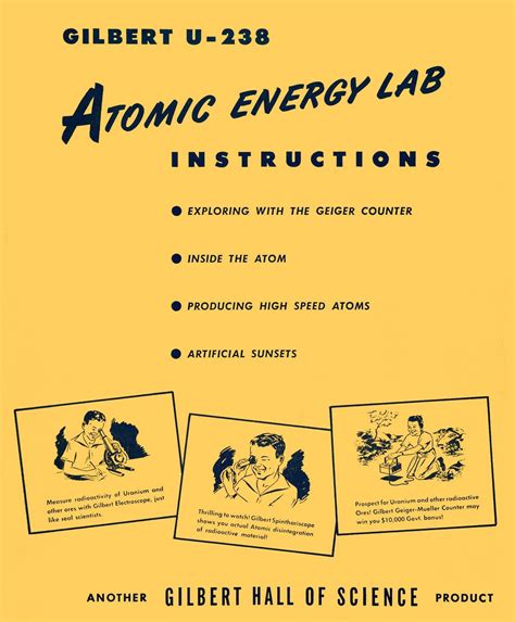 The Gilbert U-238 Atomic Energy Lab kit was actually a thing for kids ...