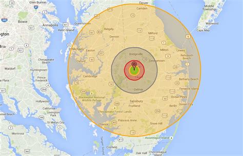 Atomic Bomb Radius Map / What Would Happen If A Nuclear Bomb Hit ...