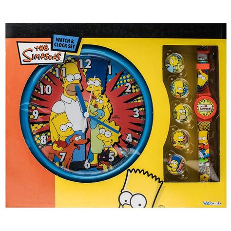 The Simpsons Watch and Clock Set | The simpsons, Simpson, Simpsons toys