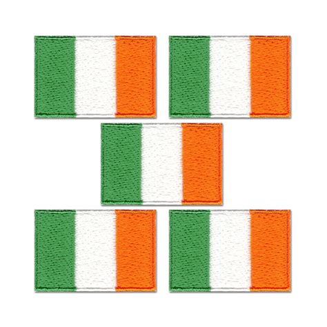 Small Irish Flag Patch 5-pack Irish Flag Iron on Embroidered - Etsy