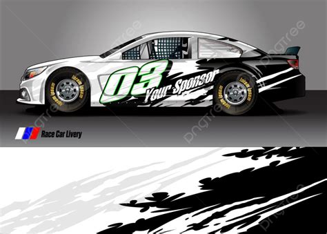 Race Car Livery Graphic Vector Designs Mockup Template Download on Pngtree