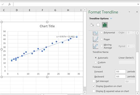 How to Add a Regression Line to a Scatterplot in Excel