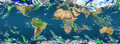 Global Weather Map Background