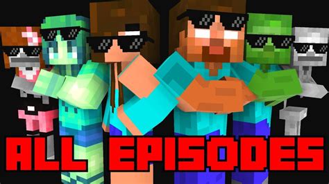 Monster School : All Episodes ! ( Season 1-4 ) - full Minecraft ...