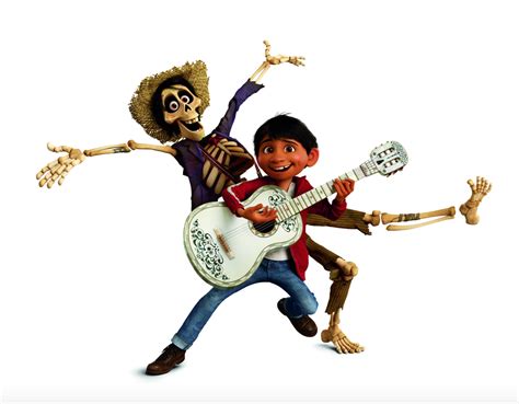 Hector and Miguel Rivera singing and dancing with the guitar from Coco ...