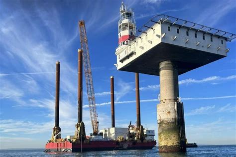 In pictures: Work to begin to remove Royal Sovereign Lighthouse off ...