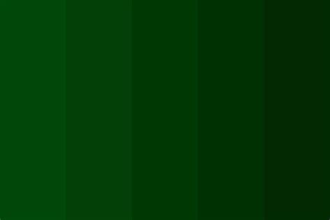 Dark green palette Color Palette