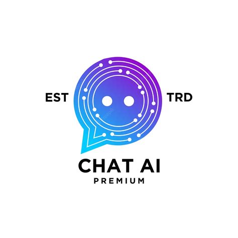 Premium Vector | Chat ai artificial intelligence initial letter icon ...