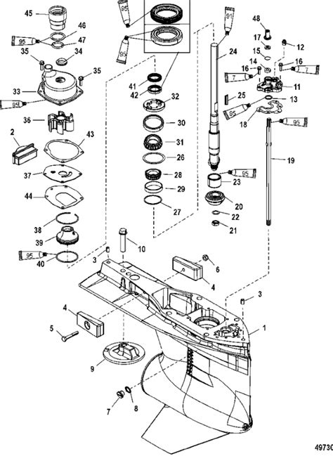 90 Hp Mercury Outboard Parts Diagram | Reviewmotors.co