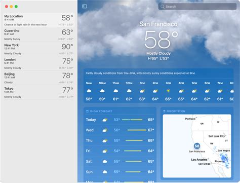 Use your location in Weather on Mac - Apple Support