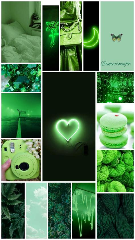 Aesthetic green wallpaper