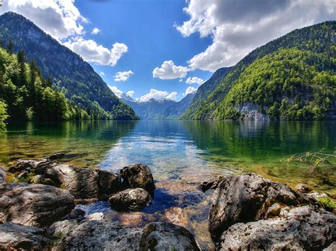 Lake Königssee, Berchtesgaden, Germany [OC] [4160x3120] : EarthPorn