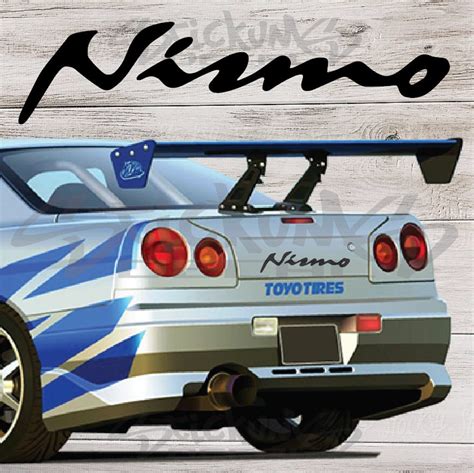 NISMO Nissan Racing Logo Car Sticker Vinyl Decal | Etsy