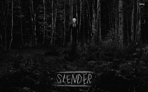 Scary Slender Man Wallpaper