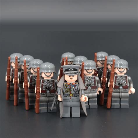 WW2 Germany soldiers Minifigures Lego World War II Toy