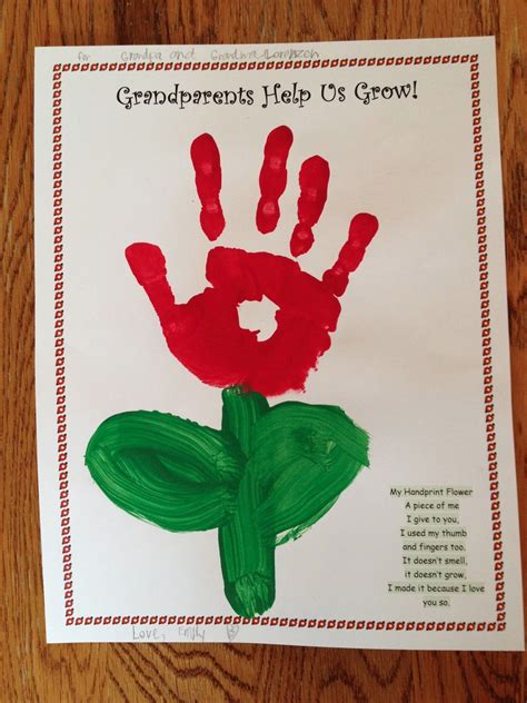 Grandparents Day Card Craft - grandparentsdaynow