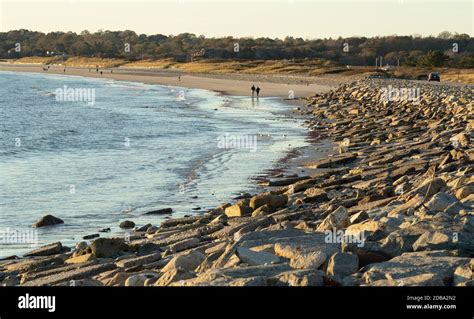 Second Beach at Sachuset in Middletown, RI Stock Photo - Alamy