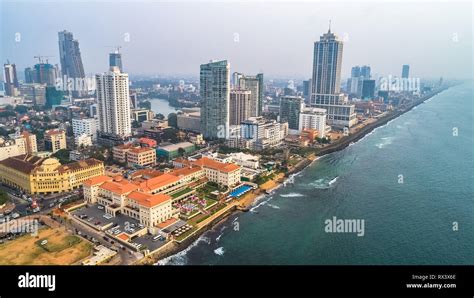 Aerial. Colombo - commercial capital and largest city of Sri Lanka ...