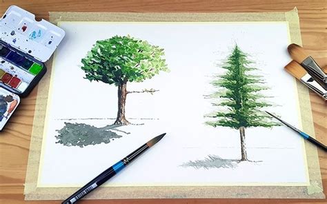 How to Paint Watercolor Trees - An Easy Guide to Watercolor Trees