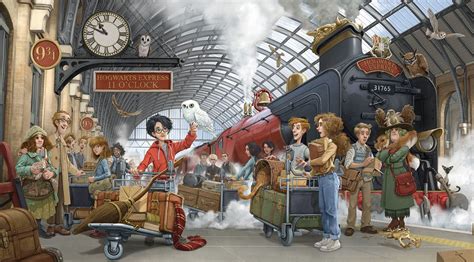 Jonny Duddle illustrates the new Harry Potter Book Day - Arena Illustration