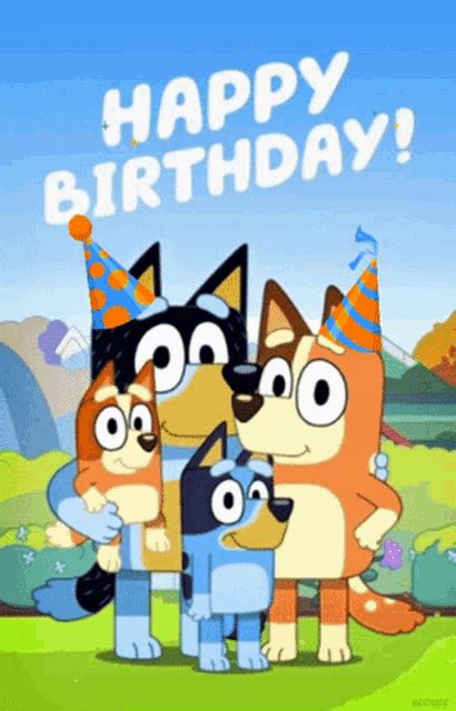 Happy Birthday Bluey GIF - Happy Birthday Bluey Bingo - Discover ...