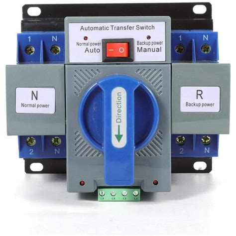 Dual Power Automatic Transfer Switch Generator Changeover Switch 110V ...