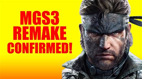 Reacting to the MGS3 REMAKE announcement! - YouTube