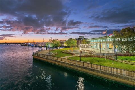 Water view of the New Bern River Front Convention Center - Barnhill ...