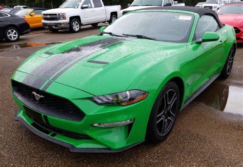 Need For Green 2019 Ford Mustang Ecoboost Convertible