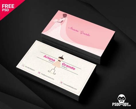 Fashion Designer Business Card Free PSD | PsdDaddy.com