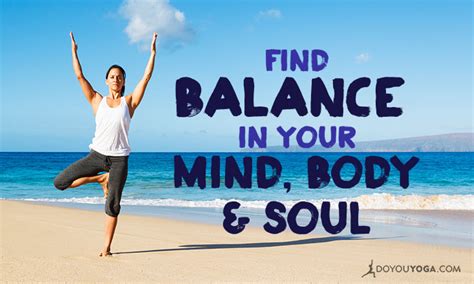 25 Simple Ways to Balance Your Mind, Body, and Soul - DoYou