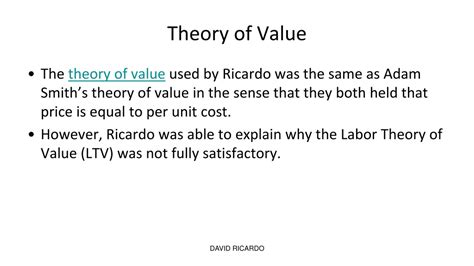 PPT - David Ricardo PowerPoint Presentation, free download - ID:8929328