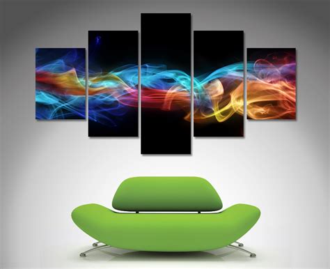 Fire and Ice 5 Panel Wall Art | Canvas Printing Australia