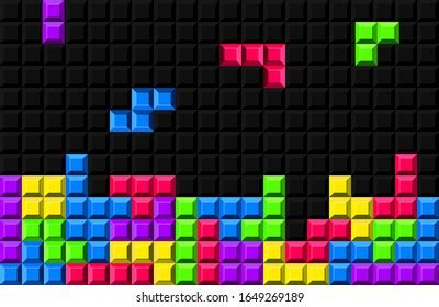 Ilustración vectorial creativa de tetris -: vector de stock (libre de ...