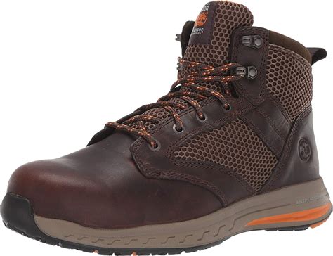 Timberland PRO Men's Drivetrain Mid Composite Toe EH Industrial Boot ...