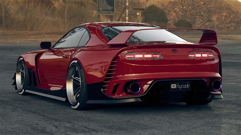 Toyota Supra MK4 Stage 1 Custom Wide Body Kit by Hycade Ver.1 Buy with ...