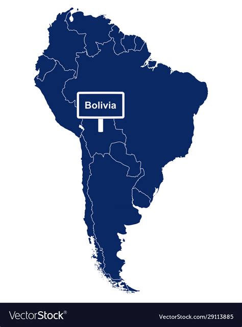 Bolivia Map Vector