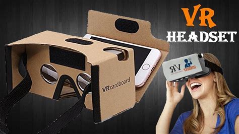 DIY VR HEADSET | How to make a virtual reality ( VR ) Using Cardboard ...