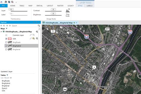 Adding Bing Imagery to Maps in MapInfo Pro