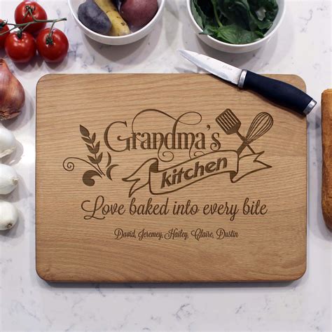 Grandma's Kitchen | Personalized Cutting Boards - Etchey