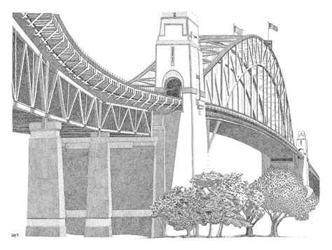 Sydney Harbour Bridge - A3 Art Print – Erlenmeyer Art