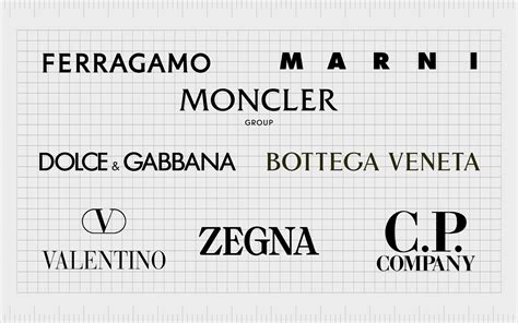 The Most Famous Italian Fashion Brands And Their Logos