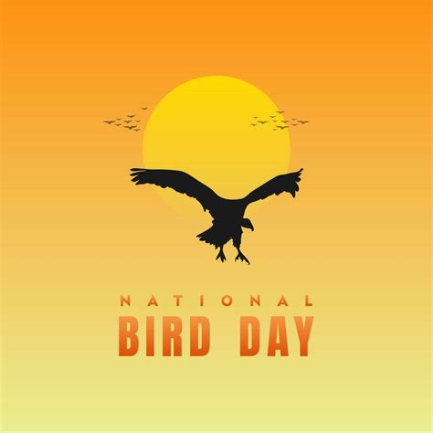 vector graphic of national bird day good for national bird day ...