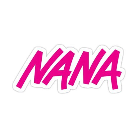 "Nana anime logo" Sticker for Sale by himeuwu in 2023 | Stickers, Logo ...