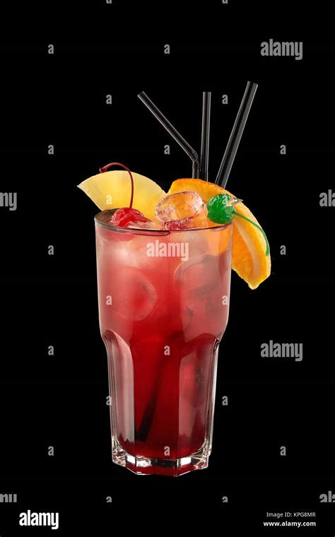 singapore sling cocktail Stock Photo - Alamy