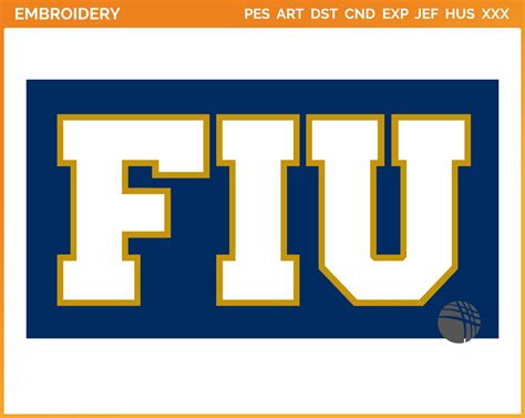 FIU Panthers - Wordmark Logo (2009) - College Sports Embroidery Logo in ...